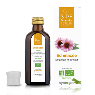 Echinacée SIPF, echinacea purpurea, traitement gastro entérite, grippe et rhume